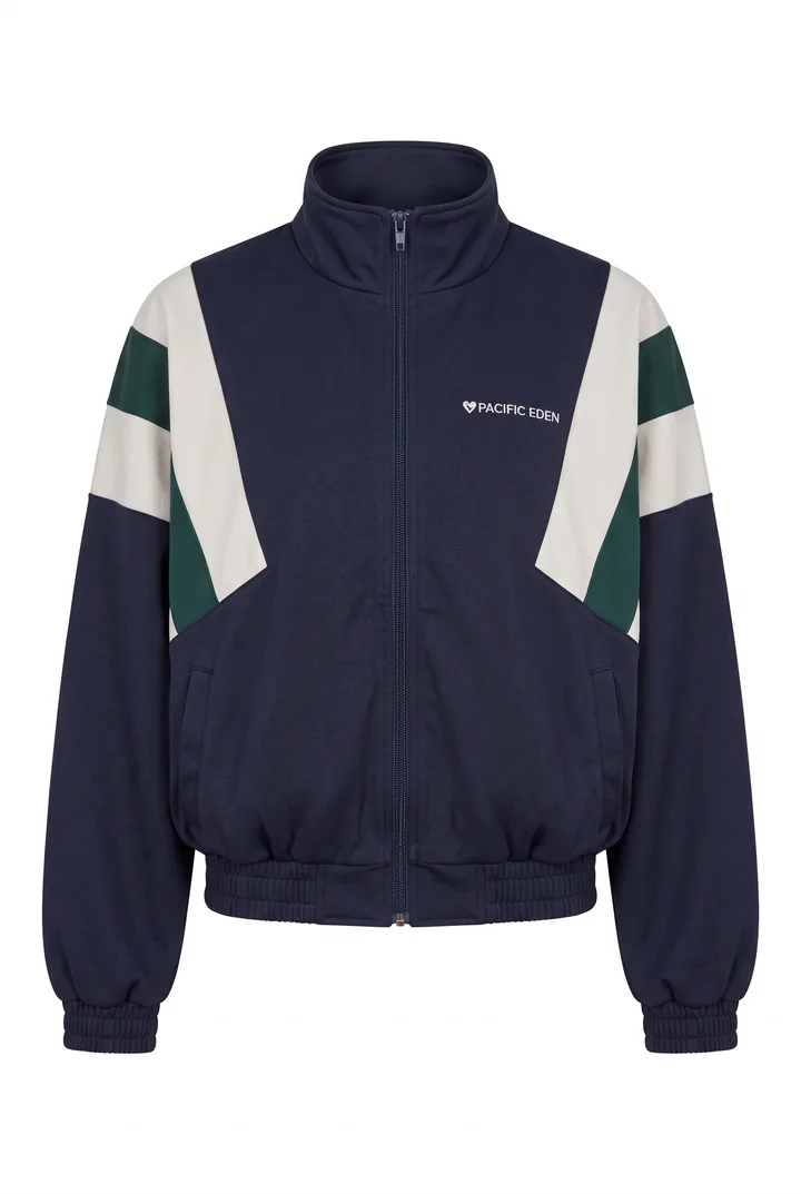 Generated front ghost view of the navy jacket.